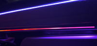 Lumière ambiante de gravure Laser dynamique de voiture de moule côté passager pour Land Rover Range Rover Evoque 2020-2023
