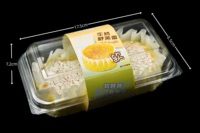 Boîtes en papier personnalisées pour sushis, gâteaux, rouleaux, tiramisu, sandwichs, tacos, desserts, tartes, en PET transparent jetable de qualité alimentaire, taille personnalisée