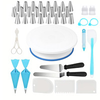 Kits de décoration de crème à la crème fouettée jetables en plastique en gros, outils de pâtisserie, cuisine, bricolage, glaçage, tuyauterie, reposteria, pâtisserie