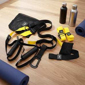 CHENGMO SPORTS Bande di Resistenza per Yoga e Fitness di Alta Qualità P3, Cinture Sospese, Corda per Tensione ed Esercizio, Attrezzo per Allenamento in Sospensione - Product Image 2