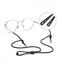 Cordon de sécurité réglable en silicone à 3 trous Maohua pour lunettes de sport, support de lunettes, cordon de cou, pièces de lunettes, lanière pour lunettes