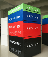 Cajas de Salto Personalizadas con Logotipo para Niños (25 kg) y Adultos (50 kg, 60 kg) de PVC para Fitness y Pilates