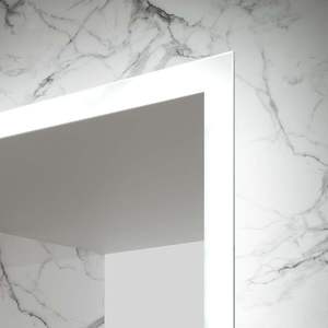 Specchio da <span class=keywords><strong>Bagno</strong></span> LED Intelligente <span class=keywords><strong>con</strong></span> Illuminazione e Antiappannamento - Specchio da Parete ad Alta Definizione <span class=keywords><strong>con</strong></span> Dimmer Touch - Product Image 3