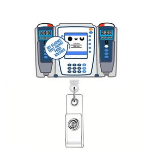 ชุดกระดุมแบบดึงได้ง่ายสำหรับแพทย์อุปกรณ์เสริมตราสัญลักษณ์ทางการแพทย์คลิปหนีบป้ายอะคริลิคแบบพับเก็บได้ - Product Image 3