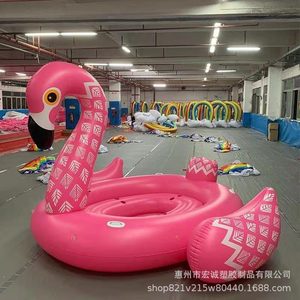 Flotador inflable de cisne Hongcheng de 350x300x125cm, flotador gigante para piscina para adultos, diversión al nadar - Product Image 2