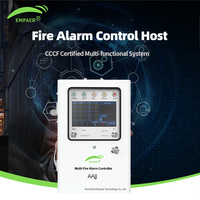 Panneau de commande d'alarme incendie certifié CCCF, système de détection de gaz 8/16 canaux avec écran tactile 7 pouces, Lora RS485