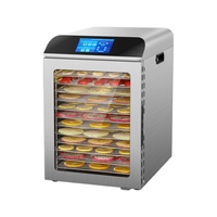 Déshydrateur multifonctionnel intelligent pour fruits et légumes, sécheur alimentaire électrique en acier inoxydable pour la cuisine domestique, collations saines quotidiennes