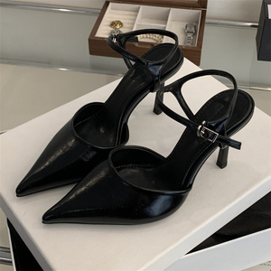 Sandalias de Tacón Alto Puntiagudas de Diseñador Legítimo, de Alta Calidad, Lujosas y Elegantes para Oficina - Product Image 5
