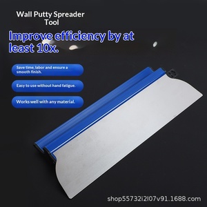 Herramienta de Nivelación de Acero Inoxidable para Raspar <span class=keywords><strong>Paredes</strong></span>, Raspador <span class=keywords><strong>Blanco</strong></span> para Alisar Superficies - Product Image 2