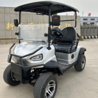 Voiturette de golf 2 places au design premium, batterie Li-ion, chargeur intelligent, panneau solaire, batterie sans entretien, autonomie de 100 km