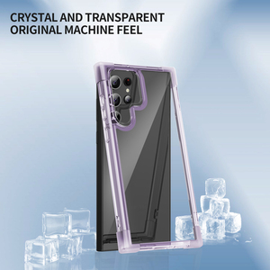 Pour <span class=keywords><strong>Samsung</strong></span> <span class=keywords><strong>Galaxy</strong></span> S23 <span class=keywords><strong>Ultra</strong></span> S21 Plus S22 <span class=keywords><strong>S20</strong></span> FE Transparent souple TPU quatre coins antichoc dur acrylique couverture étui de téléphone portable - Product Image 6