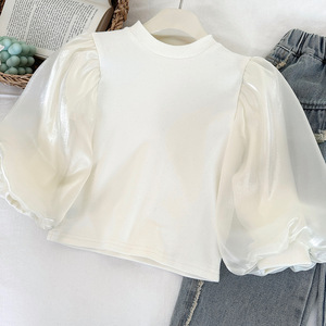 Set Alla Moda per Ragazze con Giacca in Denim e Pantaloni, Top a Maniche Lunghe Autunnale, Motivo Uniforme, Tre Pezzi Popolari <span class=keywords><strong>Online</strong></span> - Product Image 4