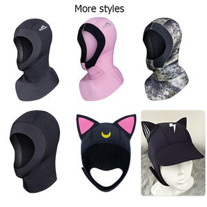 Capucha de Buceo de Neopreno de 3 mm, Ajustable, de Secado Rápido, Transpirable y Moderna, para Traje de Buceo, para Snorkel y Buceo Libre - Product Image 4