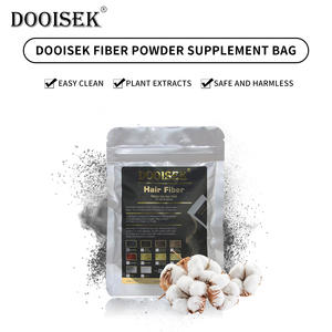 25g/50g/100g מותג פרטי קרטין שיער בניין סיבי שחור בלונד חום צבעים OEM שיער סיבי מילוי תיק - Product Image 6