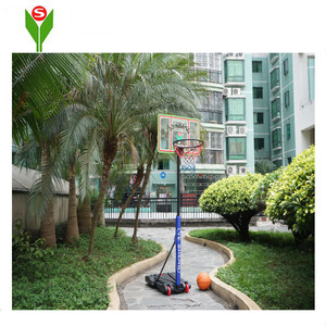 Nhựa Xách Tay Điều Chỉnh Chiều Cao Bóng Rổ Hoop Đứng Cho Trẻ Em - Product Image 1