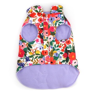 Giacca floreale calda invernale <span class=keywords><strong>per</strong></span> cani, gilet invernale in pile, <span class=keywords><strong>abbigliamento</strong></span> natalizio <span class=keywords><strong>per</strong></span> <span class=keywords><strong>cuccioli</strong></span> - Product Image 2