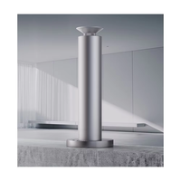 Diffuseur d'arômes personnalisé, diffuseur d'huiles essentielles sans eau, mini diffuseur d'huiles essentielles en métal pour la maison et le bureau, noir, intelligent, portable