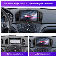 Autoradio Podofo 9 pouces 4+64 Go pour Buick Regal 2009-2013 Opel Insignia, autoradio Android, CarPlay sans fil, Android Auto, WIFI, GPS