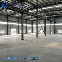 Estructura de Acero de Gran Envergadura SYLY, Estructura de Acero para Taller, Personalización de Edificios con Panel Sándwich, Garantía de 2 Años