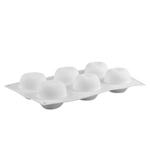 Molde de Silicona para Pastel en Forma de Manzana de 6 Cavidades, Antiadherente, Libre de BPA, Platino LFGB, de la Fábrica MUYULINS - Product Image 2