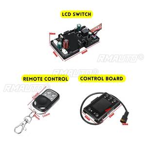 Carte de commande LCD 12V/24V avec télécommande pour chauffage diesel 3-8KW, contrôleur de chauffage de stationnement pour coffre de voiture - Product Image 2