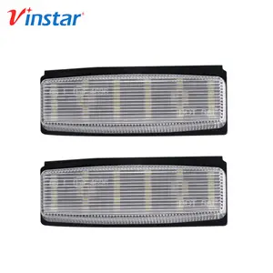 Vinstar 자동차 led 빛 2X 클리어 렌즈 LED 번호판 램프 등록 번호판 빛 Miata MX-5 2006-2015