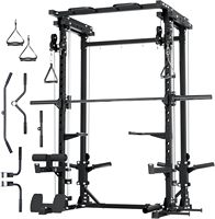 Máquina Smith Multifuncional de Acero, Equipo de Entrenamiento de Fuerza para Gimnasio en Casa