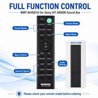 Télécommande de remplacement RMT-AH501U compatible avec la barre de son Sony HT-X8500 HTX8500 HT X8500, accessoires audio