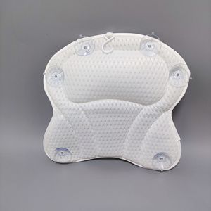 Coussins de bain de luxe, oreillers de bain pour le soutien du cou et du dos, <span class=keywords><strong>appui</strong></span>-<span class=keywords><strong>tête</strong></span> de bain avec tissu en maille 4D, ventouses antidérapantes - Product Image 4