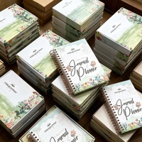 Agenda relié 2026 Logo personnalisé Journal de gratitude personnalisé à spirales Impression personnalisée Impression de carnet A5 Coffret cadeau