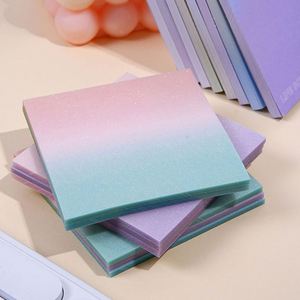ชุดกระดาษโน้ตแบบมีกาวในตัว สีไล่ระดับมุกใส แห้งเร็ว ใช้ได้กับปากกาทุกชนิด สำหรับสำนักงานและโรงเรียน - Product Image 6