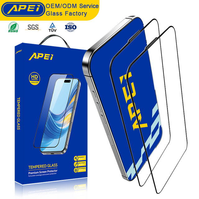 APEI Screen Protector for iPhone 17 Pro, 2 Pack Tempered Glass 9H | Grade Drop Protection | Sensitive Touch HD Clear | 6.9 Inch
