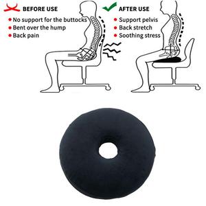 1006 Oficina conduciendo a casa donut forma redonda apoyo pelvis meditación asiento de espuma de memoria cushionseat cojines - Product Image 4