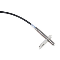 Sensor de Temperatura con Brida Redonda de Longitud Personalizada, PT1000 RTD, Acero Inoxidable, para Sistema de Bomba de Calor