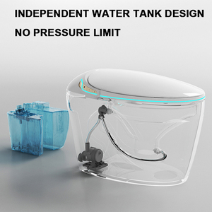 Egg Shaped All in One Fully Automatic Electric <strong>Bidet</strong> Smart Toilet with Remote Control for Home Use - Product Image 3