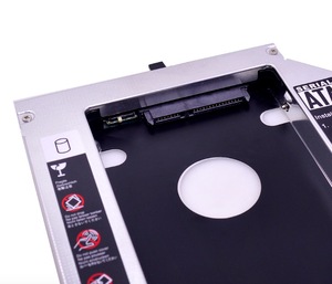 Boîtier de disque dur en aluminium 2,5'' SATA 3.0 de 12,7 mm pour SSD, compatible avec <span class=keywords><strong>Lenovo</strong></span> <span class=keywords><strong>ThinkPad</strong></span> T420 T430 <span class=keywords><strong>T520</strong></span> T530 DVD-ROM - Product Image 3