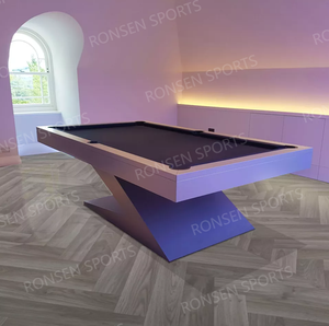 Moderno diseño de lujo personalizado precio barato pizarra de mármol de madera maciza americana varios 9 pies 8 pies 7 pies mesa de billar para la venta - Product Image 6