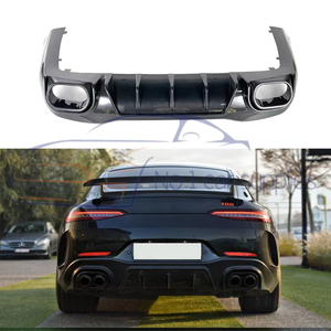 Kit carrosserie style GT63 B900 en fibre de carbone pour Mercedes Classe <span class=keywords><strong>GT</strong></span> X290 : lèvre avant, canards arrière, diffuseur, embout d'échappement - Product Image 4