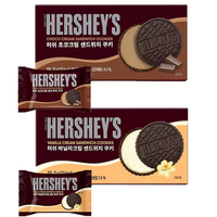 Galletas Sandwich de Chocolate Hersheys, Galletas Sandwich de Crema de Vainilla, Refrigerios Exóticos