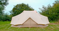 Yourte – tente cloche empereur imperméable, prix d'usine 6m 7m 8m, tente cloche empereur en toile Extra Large pour le Camping