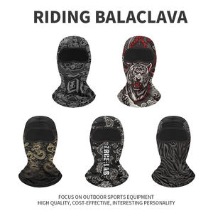 Balaclava de cyclisme tendance chinoise, <span class=keywords><strong>masque</strong></span> de <span class=keywords><strong>ski</strong></span> intégral à un trou pour le vélo, les sports de plein air, protection contre le vent et le soleil - Product Image 5