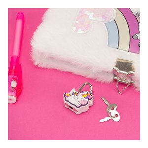 Journal magique Girabrilla avec serrure licorne et stylo pour enfants de 7 ans et plus - Product Image 3