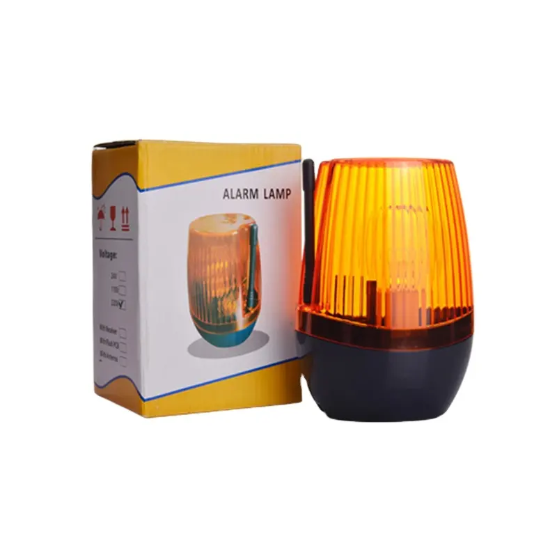 YET614 LED avertissement flash alarme lampe trafic rouge voyant clignotant pour portes et fenêtres automatiques