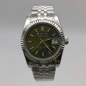 Top Brand SEILOCE Stainless Steel Sapphire Crystal Rectangular dial design Nh35 Waterproof Men's Automatic <b>Mechanical</b> Montre - Product Image 1