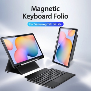 <span class=keywords><strong>Funda</strong></span> de Cuero <span class=keywords><strong>con</strong></span> <span class=keywords><strong>Teclado</strong></span> Magnético Flotante y Soporte para <span class=keywords><strong>Samsung</strong></span> <span class=keywords><strong>Galaxy</strong></span> <span class=keywords><strong>Tab</strong></span> <span class=keywords><strong>S6</strong></span> <span class=keywords><strong>Lite</strong></span> / 2024 DUX DUCIS DK - Product Image 2