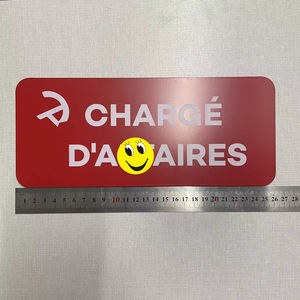 제조업체 도매 사용자 정의 금속 명판 양각 금속 크롬 사용자 정의 3D 스티커 - Product Image 2