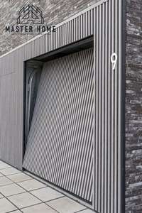 Master Home <span class=keywords><strong>Porte</strong></span> <span class=keywords><strong>de</strong></span> <span class=keywords><strong>garage</strong></span> moderne en aluminium Montage encastré personnalisé 16x7 16x8 9x7 10x10 Tilt-Up Fold Black Grill for Villas - Product Image 3