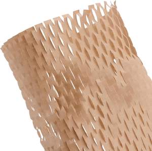 <span class=keywords><strong>300</strong></span> PCS 12 \ "<span class=keywords><strong>X</strong></span> 12 \" Hojas de papel de embalaje recubiertas de panal marrón Envoltura de amortiguación móvil Embalaje de envío - Product Image 4