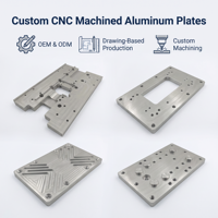 Plaques en aluminium usinées sur mesure par CNC (6061/7075/6063/5082) – Services OEM de fraisage et usinage de précision sur mesure et de prototypage