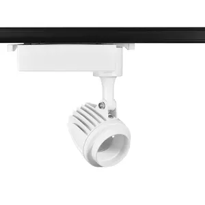 Euro standard Three Phase Global Lamp COB Rotating Jewelry Rotatable Extension 30 w focus 40w Jewelry LED Track Lighting
